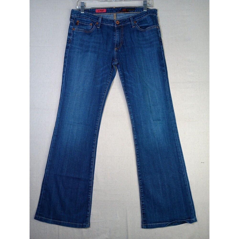 AG Adriano Goldschmied The Angel Bootcut Jeans Size 30R Medium Wash Made In USA
